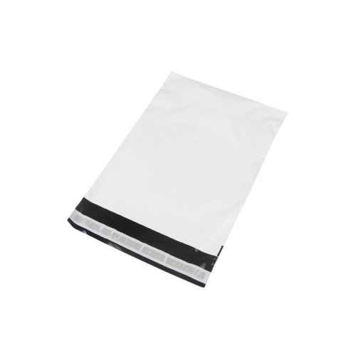 Futártasak, Csomagküldő Tasak 170 x 250 + 40 mm 100db/csomag, Fekete - Fehér 