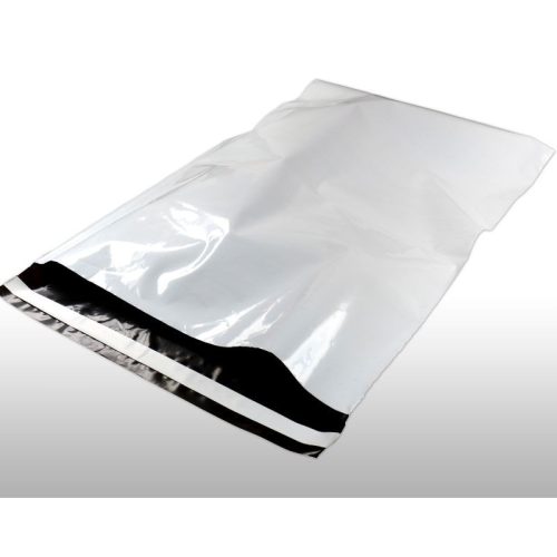 Futártasak, Csomagküldő Tasak 450 x 600 + 50 mm 100db/csomag, Fekete - Fehér 