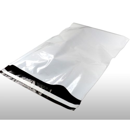 Futártasak, Csomagoküldő Tasak 600 x 900 + 50 mm 100db/csomag, Fekete - Fehér 